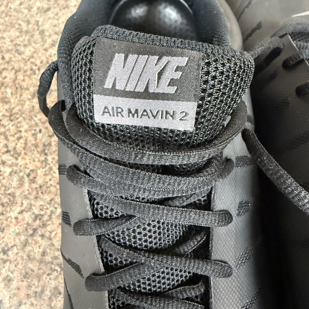 Nike Air Mavin 2 low Men's basketball shoes Black and Grey - Picture 2 of 8